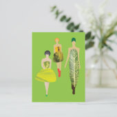 Modellen in Mode Briefkaart (Staand voorkant)