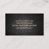 Modellen Logo | Model met Roos Visitekaartje (Achterkant)