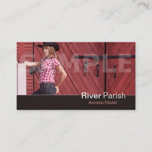 Modellen of accenten voor Visitekaartjes op kop