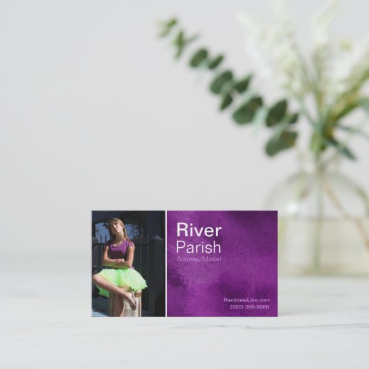 Modellen of accenten voor Visitekaartjes op kop (Staand voorkant)