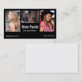 Modellen of accenten voor Visitekaartjes op kop (Voorkant / Achterkant)