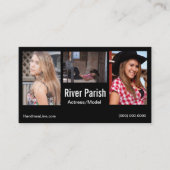 Modellen of accenten voor Visitekaartjes op kop (Voorkant)