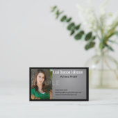 Modellen of accenten voor Visitekaartjes op kop (Staand voorkant)