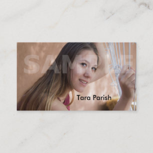 Modellen van visitekaartjes voor het hoofdschot va