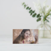 Modellen van visitekaartjes voor het hoofdschot va (Staand voorkant)