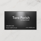 Modellen van visitekaartjes voor het hoofdschot va (Achterkant)