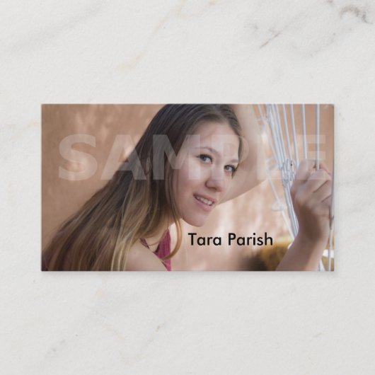 Modellen van visitekaartjes voor het hoofdschot va (Voorkant)