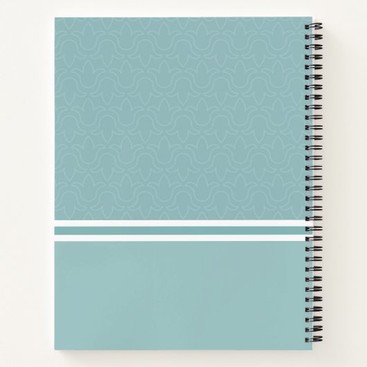 Modellen voor bloemontwerp notitieboek (Achterkant)