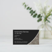 Modellen voor moderne bedrijfskaarten voor de bouw visitekaartje (Staand voorkant)