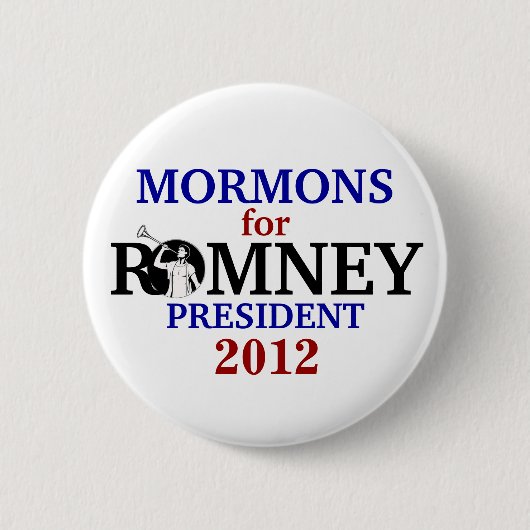 Modellen voor Romney 2012 Ronde Button 5,7 Cm (Voorkant)