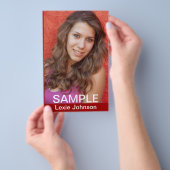 Modellen voor Zed-Kaart - Actors Headshots Flyer (Hand)