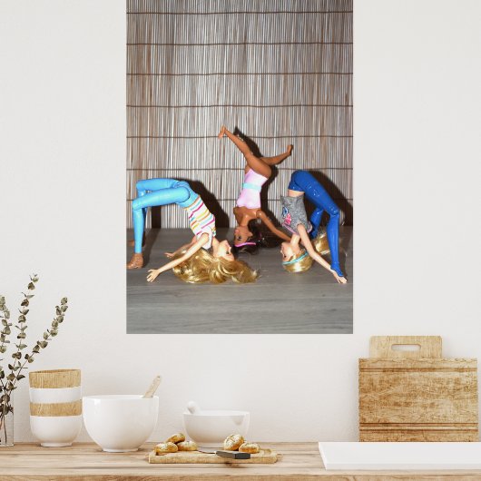 Modellen werken uit. poster (Keuken)