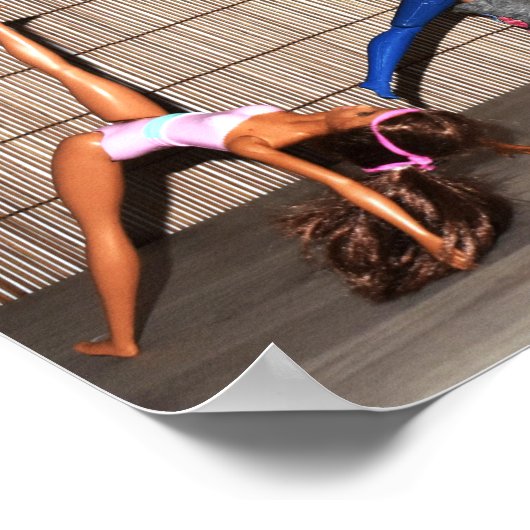 Modellen werken uit. poster (Hoek)