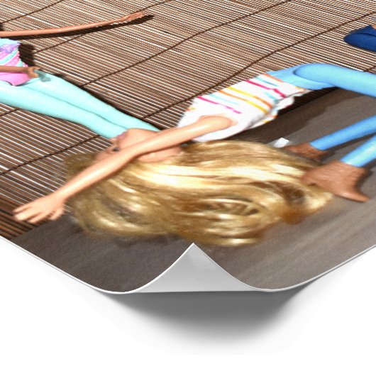 Modellen werken uit. poster (Hoek)