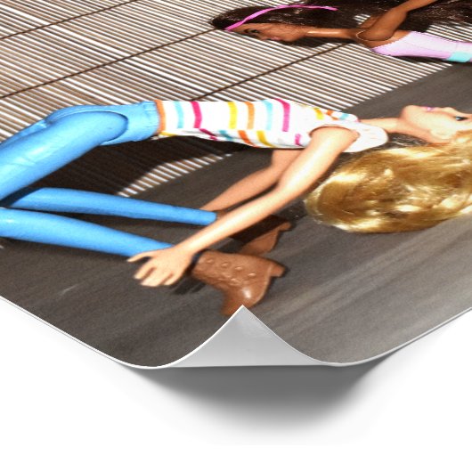 Modellen werken uit. poster (Hoek)