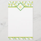 Modellenmonogram Briefpapier (Voorkant)