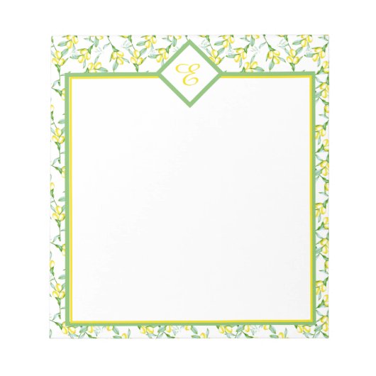 Modellenmonogram Notitieblok (Voorkant)