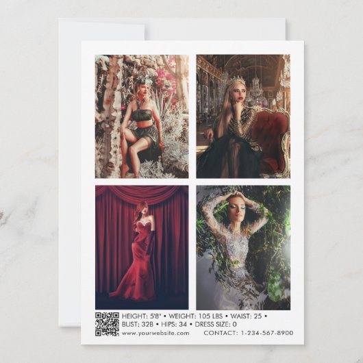 Modelleren Actief Comp Kaart 5 Fotoscript (Achterkant)