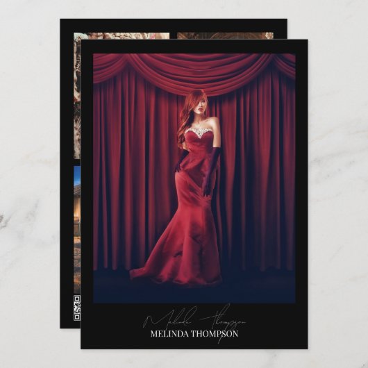 Modelleren Actief Comp Kaart 5 Fotosignatuurscript (Voorkant / Achterkant)