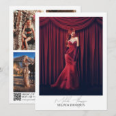 Modelleren Actief Comp Kaart 5 Fotosignatuurscript (Voorkant / Achterkant)