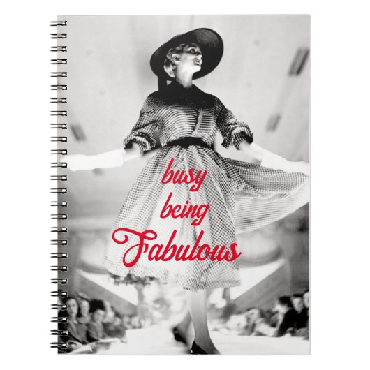 Modelleren  Mode Bezige Being Fabulous Notitieboek (Voorkant)