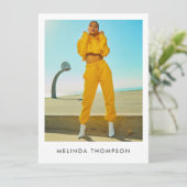 Modellerende Actor Comp Kaart 5 Foto QR Code (Staand voorkant)