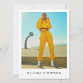 Modellerende Actor Comp Kaart 5 Foto QR Code (Voorkant)