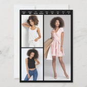 Modellering 4 Foto Tweezijdige Composiet Kaart Sja (Achterkant)