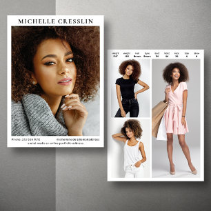 Modellering 4 Foto Tweezijdige Composiet Kaart Sja