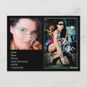 Modellering/Actief mini Zed/Comp-kaart Briefkaart (Achterkant)