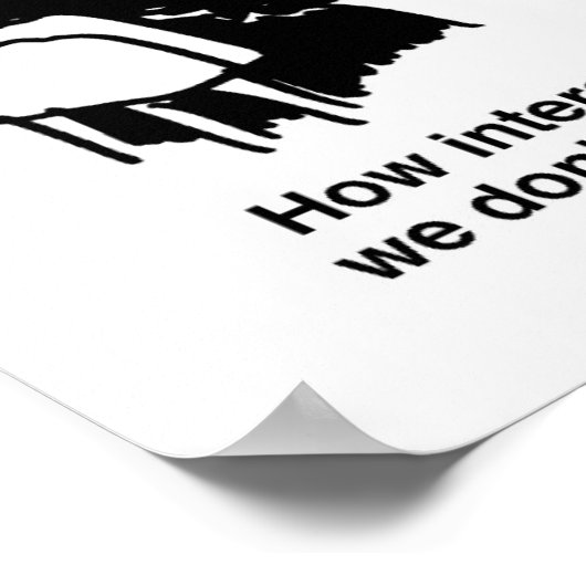 Modellering Club Eiffel Tower gemaakt van worst Poster (Hoek)