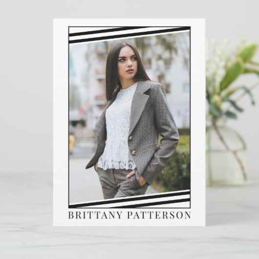 Modellering Comp Kaart | 2 Foto 2 Sided 5.5x7.5 (Staand voorkant)