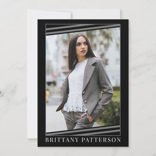 Modellering Comp Kaart | 2 Foto 2 Sided 5x7 (Voorkant)