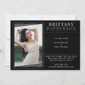 Modellering Comp Kaart | 2 Foto 2 Sided 5x7 (Achterkant)