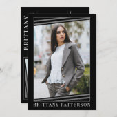 Modellering Comp Kaart | 2 Foto 2 Sided 5x7 (Voorkant / Achterkant)