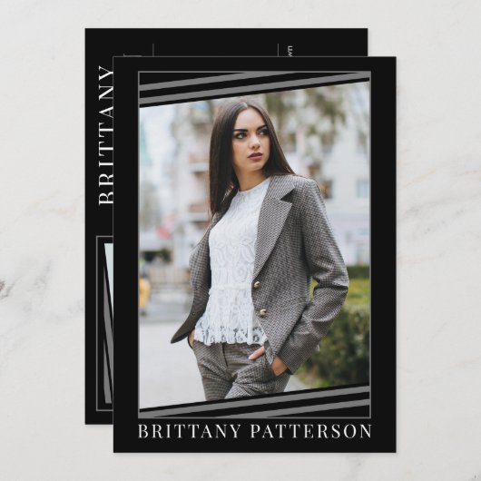 Modellering Comp Kaart | 2 Foto 2 Sided 5x7 (Voorkant / Achterkant)