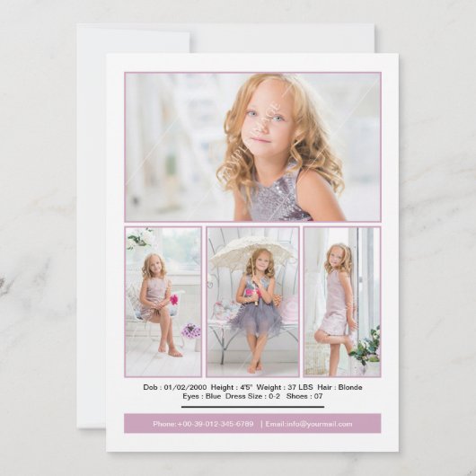 Modellering Comp-kaart Kaart (Achterkant)