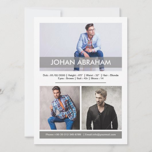 Modellering Comp-kaart Kaart (Achterkant)