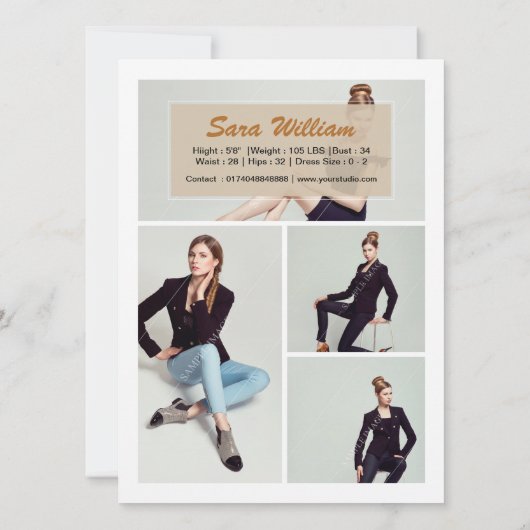 Modellering Comp-kaart Kaart (Achterkant)