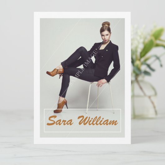 Modellering Comp-kaart Kaart (Staand voorkant)