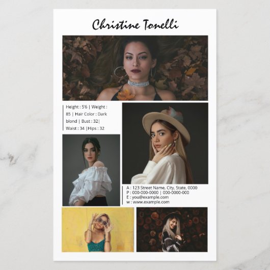 Modellering Comp Kaart Sjabloon (Achterkant)