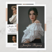 Modellering Comp Kaart Sjabloon (Voorkant / Achterkant)