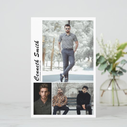 Modellering Comp Kaart Sjabloon (Staand voorkant)