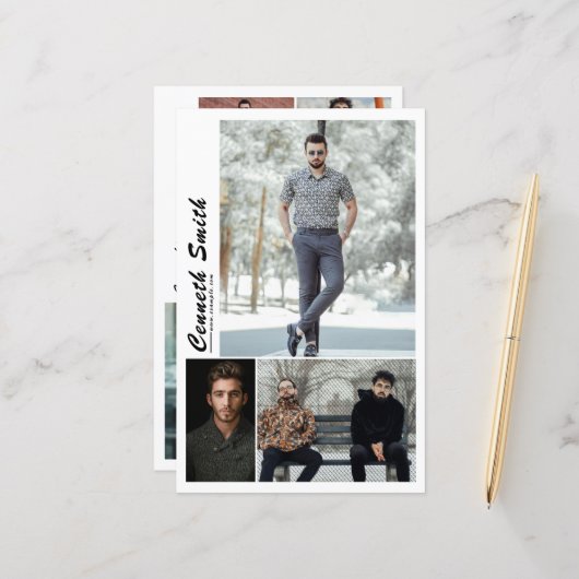 Modellering Comp Kaart Sjabloon (Voorkant / Achterkant in situ)