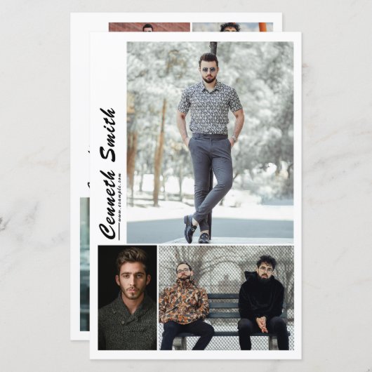 Modellering Comp Kaart Sjabloon (Voorkant / Achterkant)