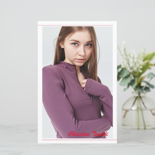 Modellering Comp Kaart Sjabloon (Staand voorkant)