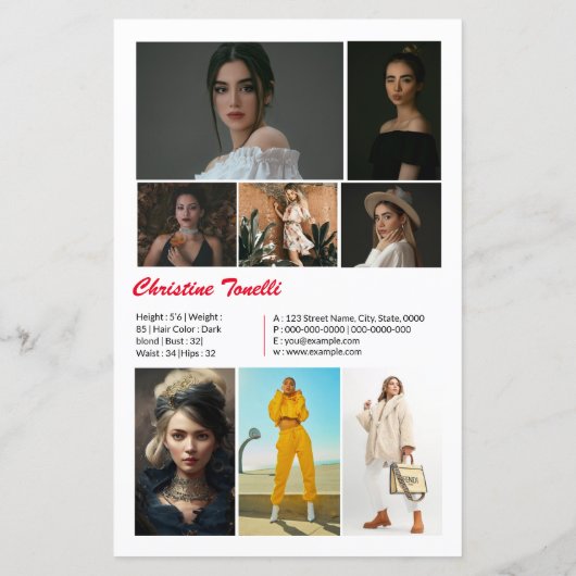 Modellering Comp Kaart Sjabloon (Achterkant)