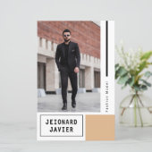 Modellering Comp Kaart Sjabloon (Staand voorkant)