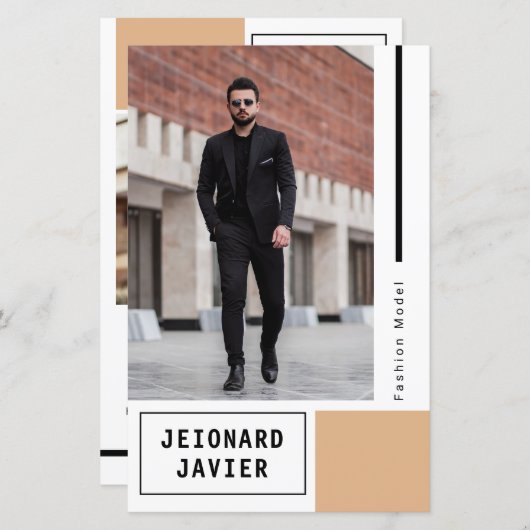 Modellering Comp Kaart Sjabloon (Voorkant / Achterkant)