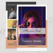 Modellering Comp Kaart Sjabloon (Voorkant / Achterkant)